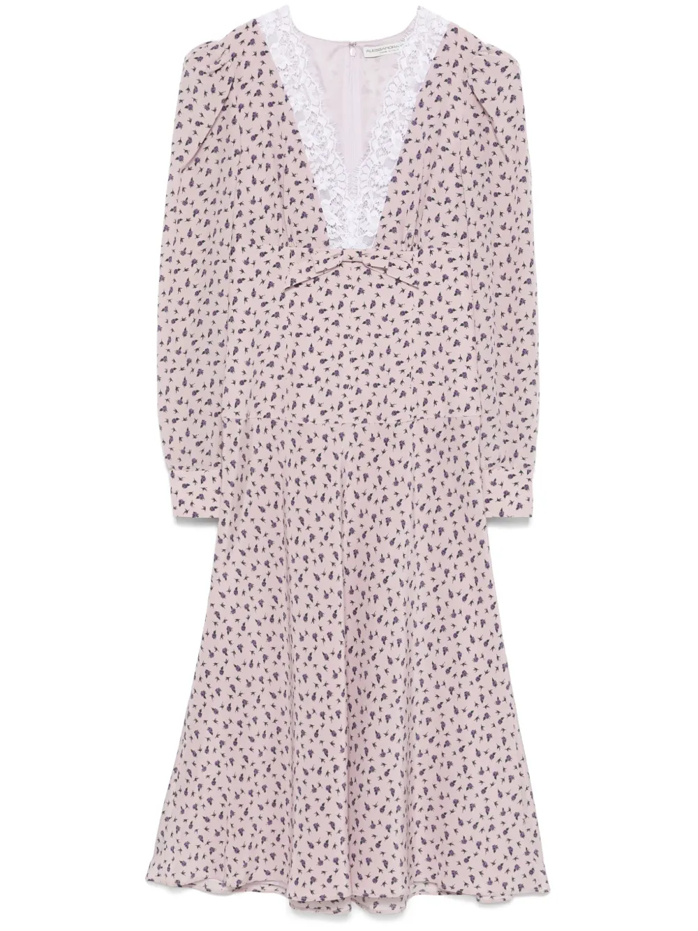 Платье миди с принтом Alessandra Rich, фиолетовый
Платье миди с принтом Alessandra Rich, фиолетовый