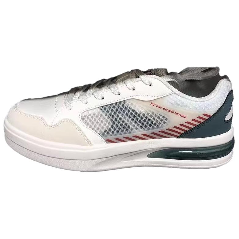 361° Непромокаемые, легкие и дышащие мужские низкие кроссовки для скейтбординга Feather White Dark Pine Green
361° Непромокаемые, легкие и дышащие мужские низкие кроссовки для скейтбординга Feather White Dark Pine Green