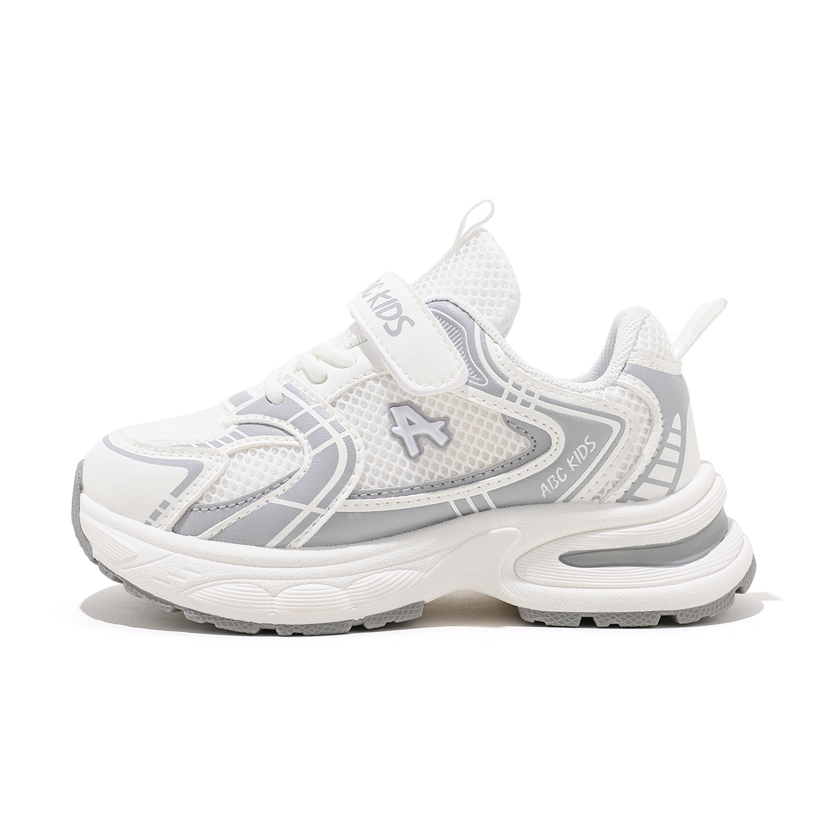 Низкие детские кроссовки для бега ABC KIDS, белый/серый
Низкие детские кроссовки для бега ABC KIDS, белый/серый