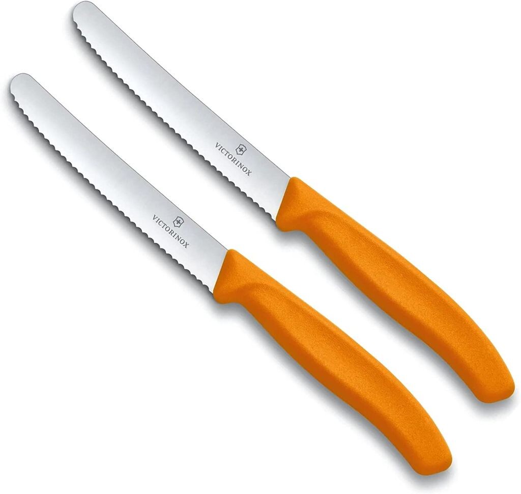 Набор столовых ножей Victorinox из 2 предметов Swiss Classic Orange с зубчатым краем - эргономичная ручка, можно мыть в посудомоечной машине Victorinox Swiss Army
Набор столовых ножей Victorinox из 2 предметов Swiss Classic Orange с зубчатым краем - эргономичная ручка, можно мыть в посудомоечной машине Victorinox Swiss Army