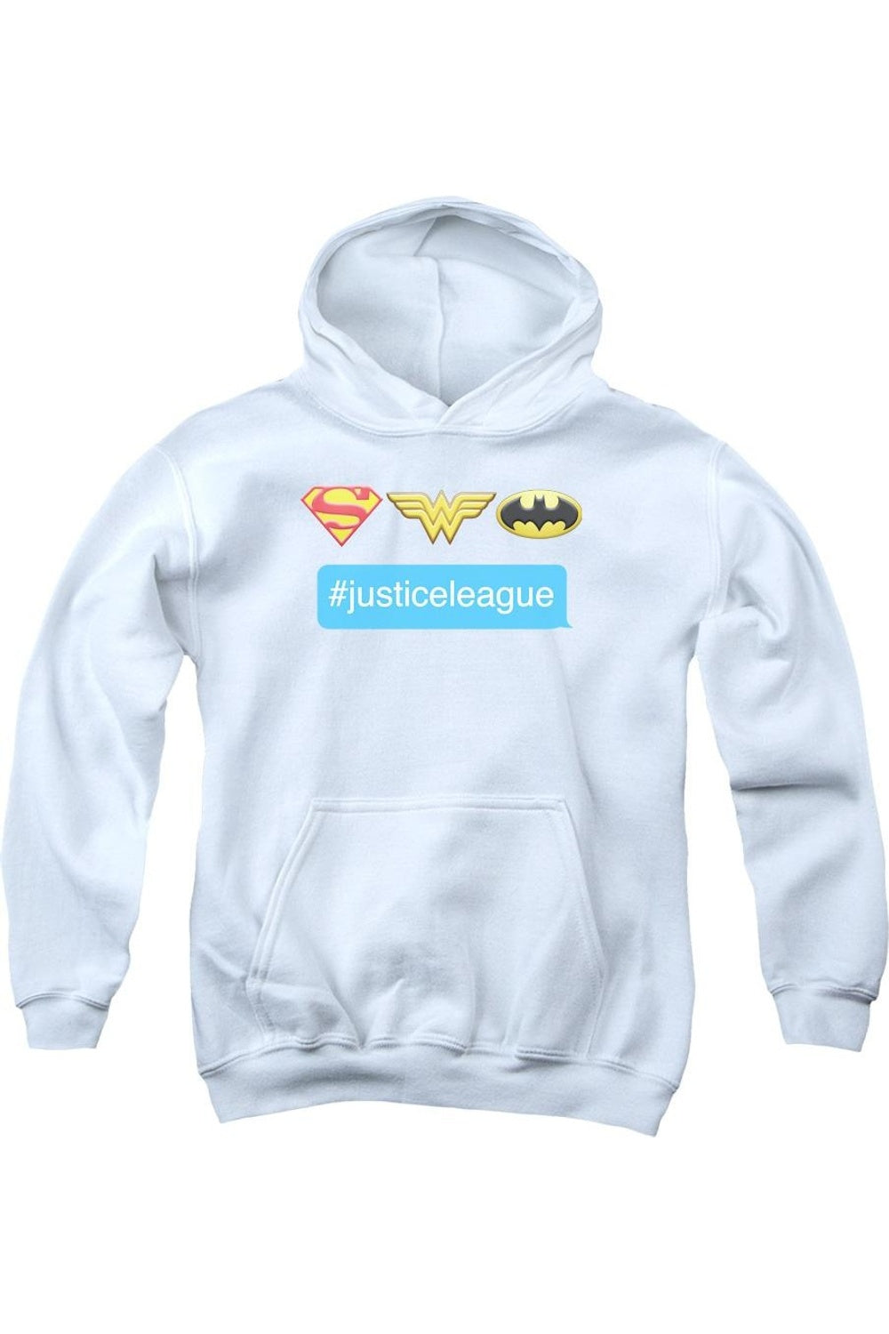 Молодежная толстовка с капюшоном DC Comics Hashtag Justice League of America Gildan, белый
Молодежная толстовка с капюшоном DC Comics Hashtag Justice League of America Gildan, белый