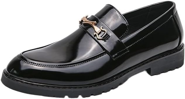 Мужские классические кожаные лоферы, деловая кожаная обувь, без застежек, нескользящая и износостойкая, для повседневной носки, вечеринок, свадеб Zestrelax, черный
Мужские классические кожаные лоферы, деловая кожаная обувь, без застежек, нескользящая и износостойкая, для повседневной носки, вечеринок, свадеб Zestrelax, черный