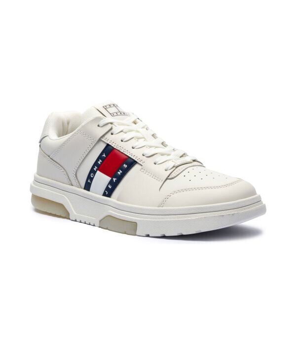 Кроссовки кожаные Tommy Jeans с логотипом, белый
Кроссовки кожаные Tommy Jeans с логотипом, белый