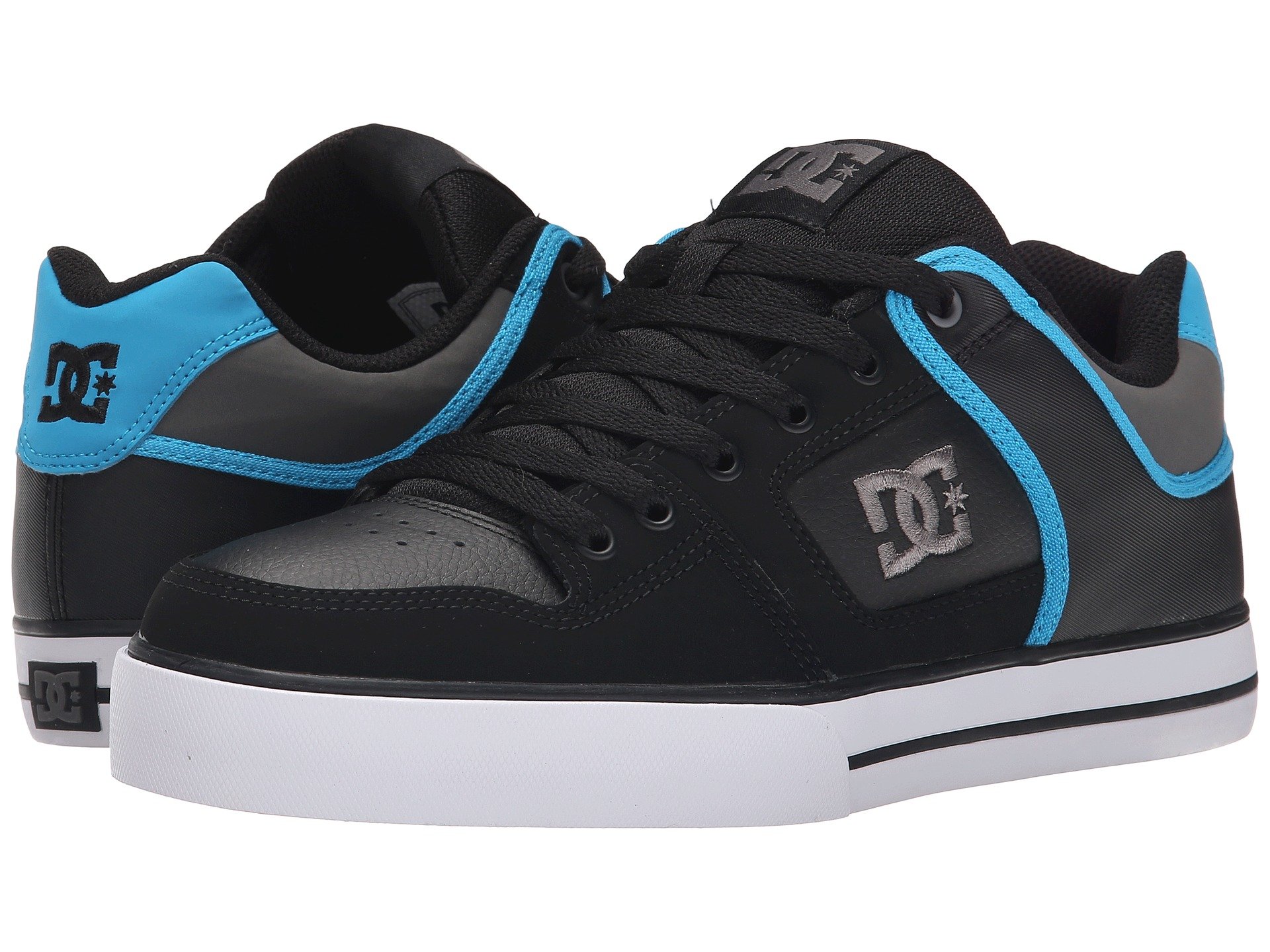 Кроссовки DC Pure, Black/Grey/Blue
Кроссовки DC Pure, Black/Grey/Blue