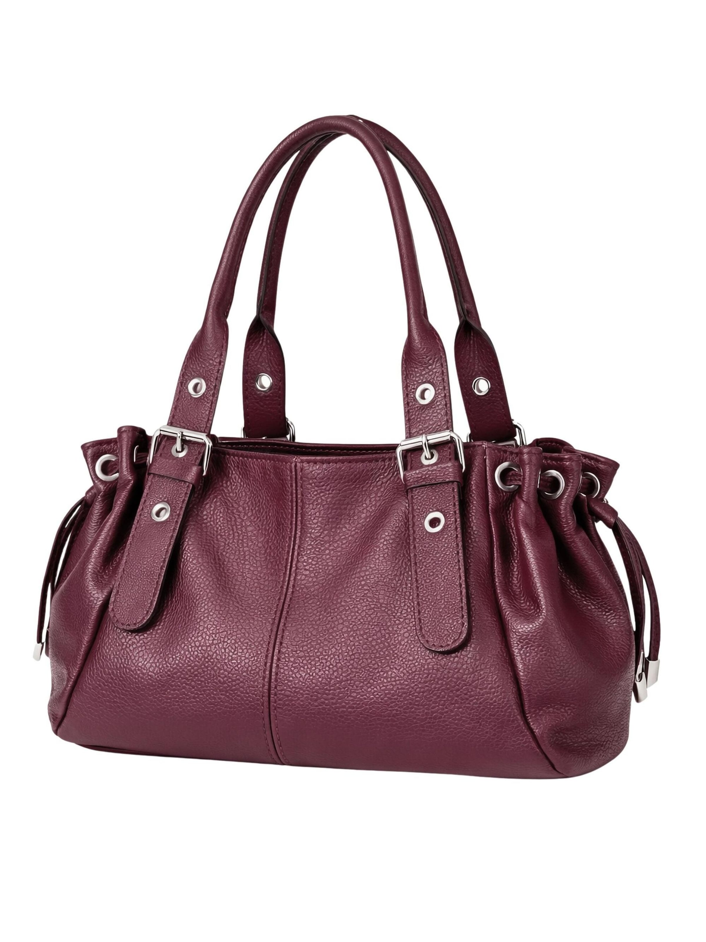 COLLEZIONE ALESSANDRO Плечевая сумка 'Bergamo' в цвете бордо
COLLEZIONE ALESSANDRO Плечевая сумка 'Bergamo' в цвете бордо