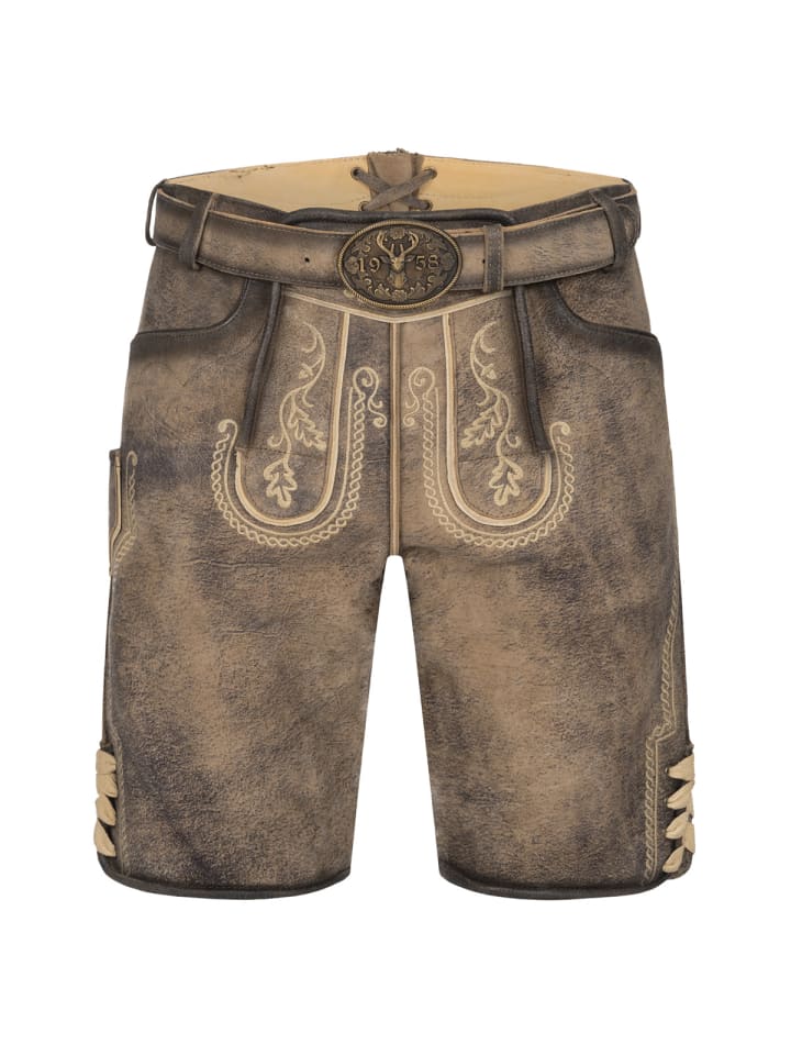 KRÜGER Кожаные брюки Magnus коричневого цвета
KRÜGER Кожаные брюки Magnus коричневого цвета