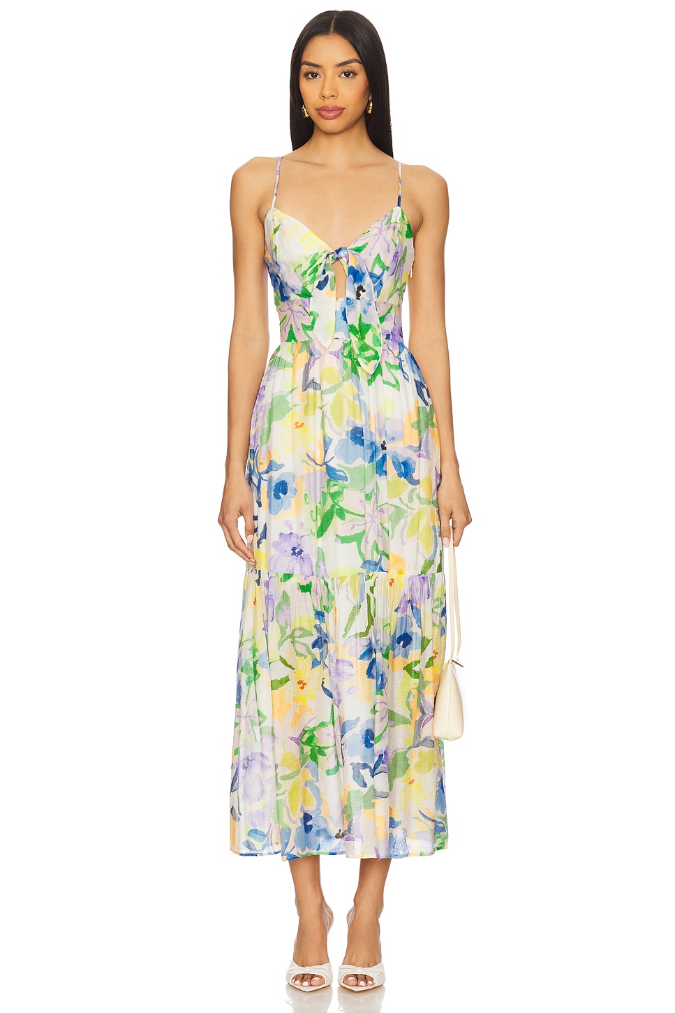 Платье миди с завязками Fable от Minkpink, painterly floral
Платье миди с завязками Fable от Minkpink, painterly floral