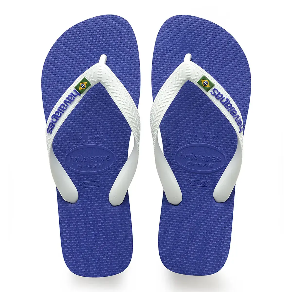 Baby Brasil Logo II Havaianas Детские шлепанцы, синий/белый
Baby Brasil Logo II Havaianas Детские шлепанцы, синий/белый