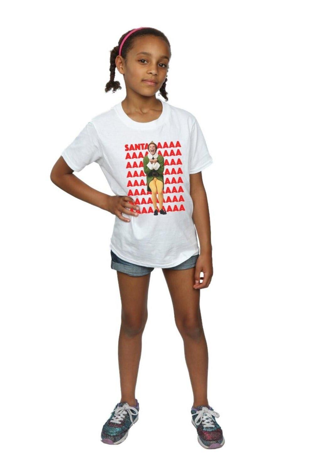 Хлопковая футболка Buddy Santa Scream Elf, белый
Хлопковая футболка Buddy Santa Scream Elf, белый