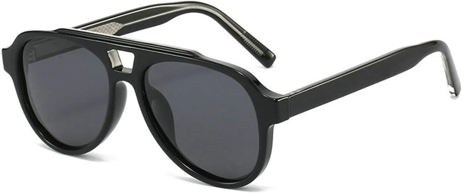 Солнцезащитные очки Willochra в винтажном стиле, большие, пилотные, для женщин и мужчин, стиль 90-х, крупная оправа, популярные черные солнцезащитные очки UV400, C1
Солнцезащитные очки Willochra в винтажном стиле, большие, пилотные, для женщин и мужчин, стиль 90-х, крупная оправа, популярные черные солнцезащитные очки UV400, C1