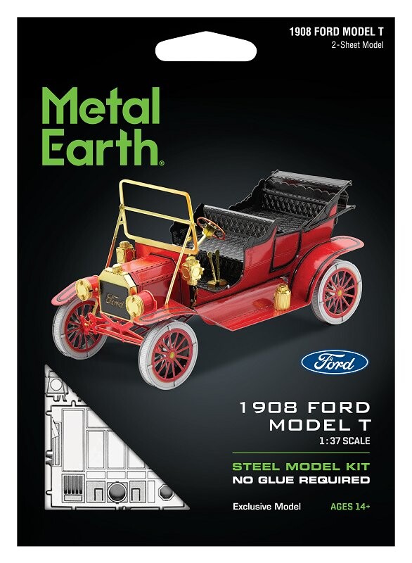 Металлическая Земля, Ford Model T 1908, изд. Металлическая модель складная. Fascinations
Металлическая Земля, Ford Model T 1908, изд. Металлическая модель складная. Fascinations