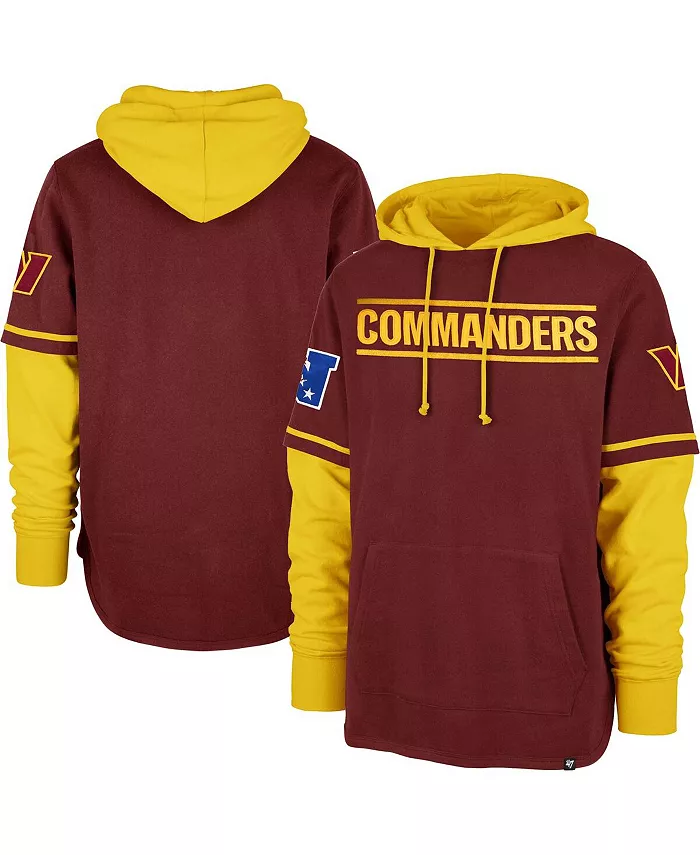 Мужская бордовая толстовка с капюшоном Washington Commanders Shortstop '47 Brand
Мужская бордовая толстовка с капюшоном Washington Commanders Shortstop '47 Brand