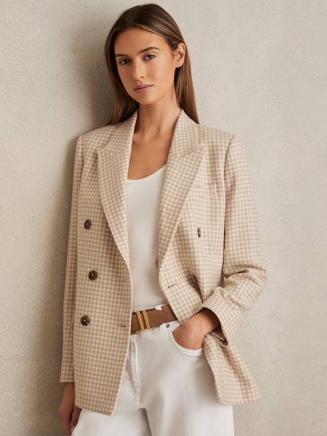 Куртка Bella в клетку собачий зуб Reiss, Neutral
Куртка Bella в клетку собачий зуб Reiss, Neutral