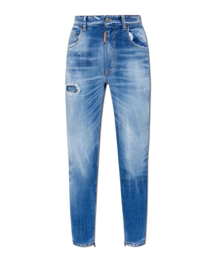Джинсы с высокой талией Twiggy Dsquared2, синий
Джинсы с высокой талией Twiggy Dsquared2, синий