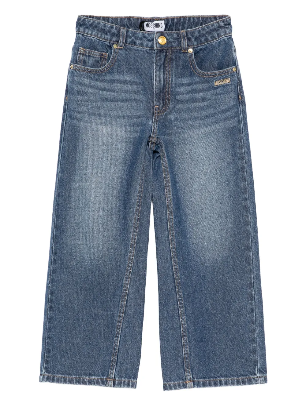 Джинсы с вышивкой Moschino Kids, синий
Джинсы с вышивкой Moschino Kids, синий