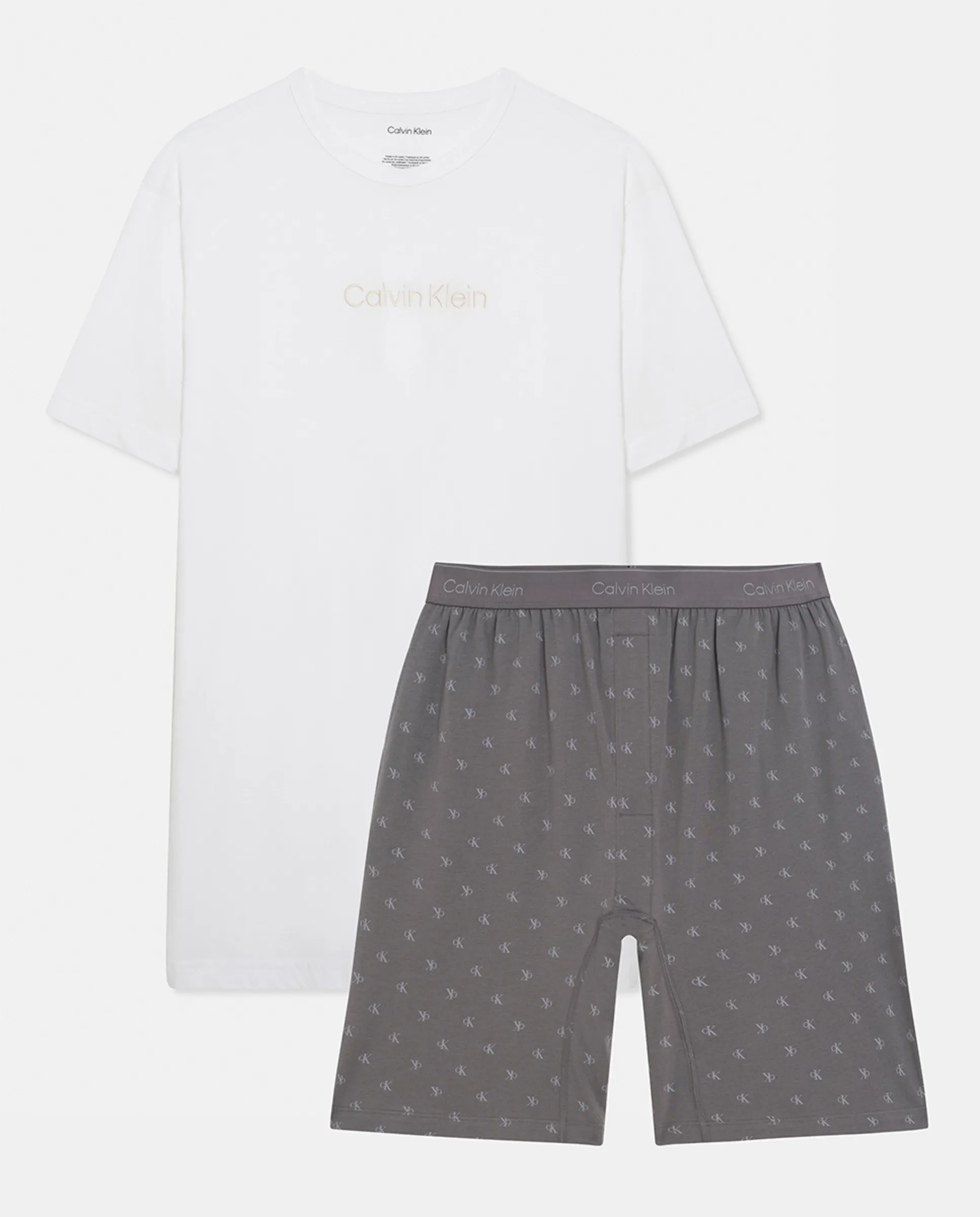 Короткий пижамный комплект Calvin Klein, белый
Короткий пижамный комплект Calvin Klein, белый