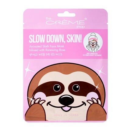 Маска для лица Slow Dawn Skin Sloth 25G, The Crème Shop 
Маска для лица Slow Dawn Skin Sloth 25G, The Crème Shop