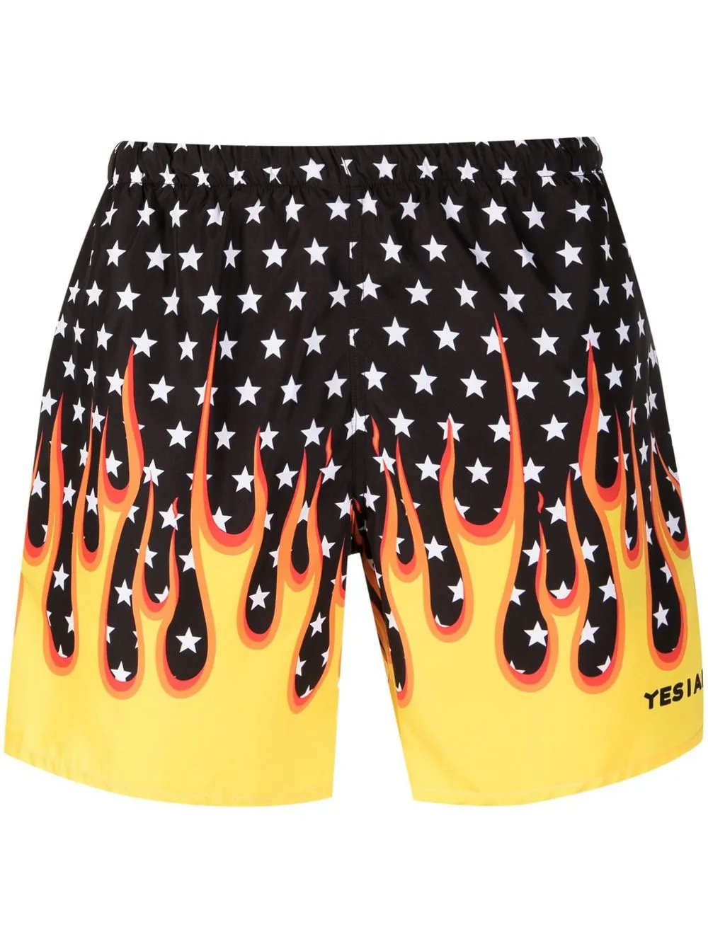 Плавки-шорты с принтом Stars on Fire yes i am, черный
Плавки-шорты с принтом Stars on Fire yes i am, черный