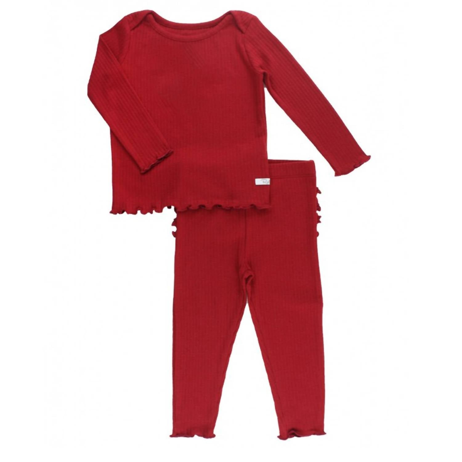 Пижама для новорожденных Snuggly из 2 предметов с оборками цвета клюквы RuffleButts, цвет cranberry
Пижама для новорожденных Snuggly из 2 предметов с оборками цвета клюквы RuffleButts, цвет cranberry