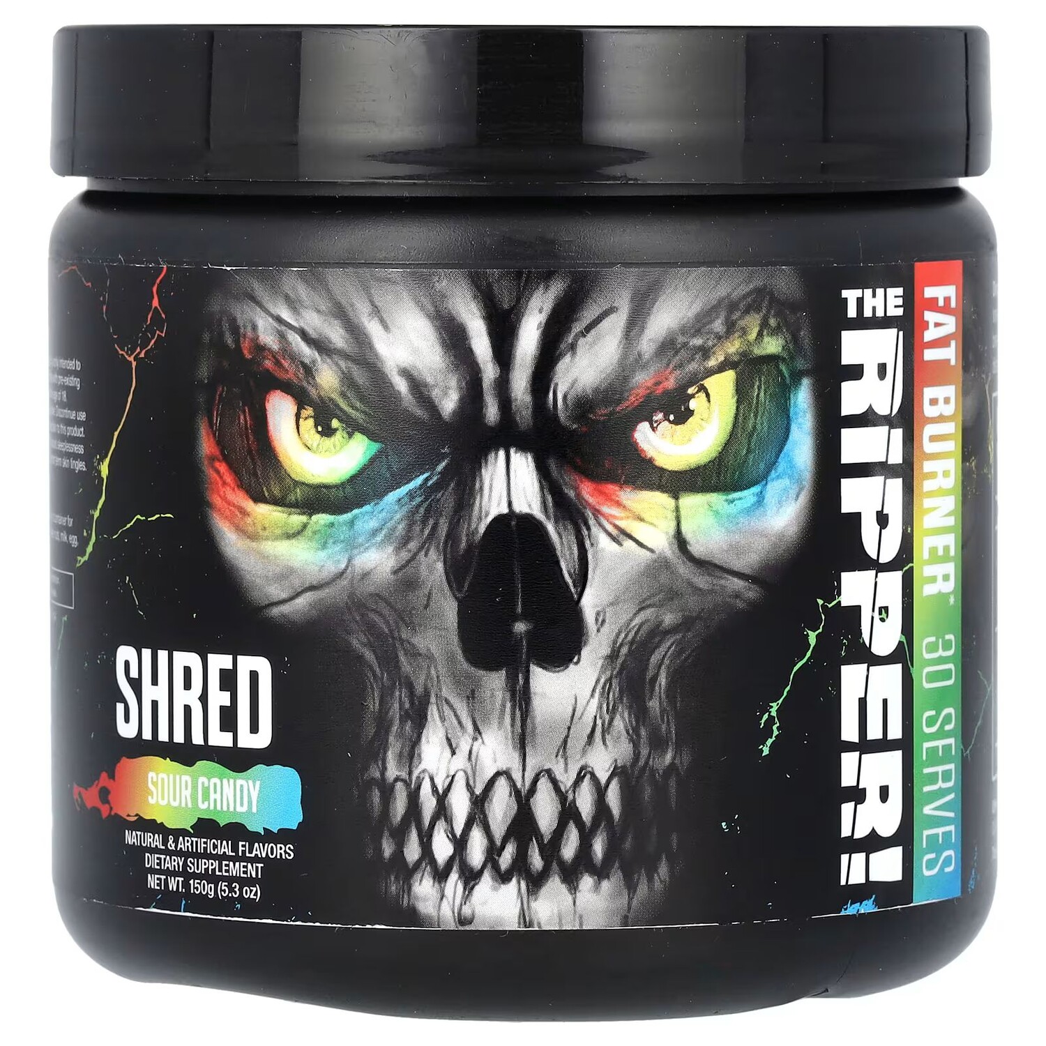 The Ripper, Fat Buner, Shred, кислые конфеты, 5,3 унции (150 г) Jnx Sports
The Ripper, Fat Buner, Shred, кислые конфеты, 5,3 унции (150 г) Jnx Sports
