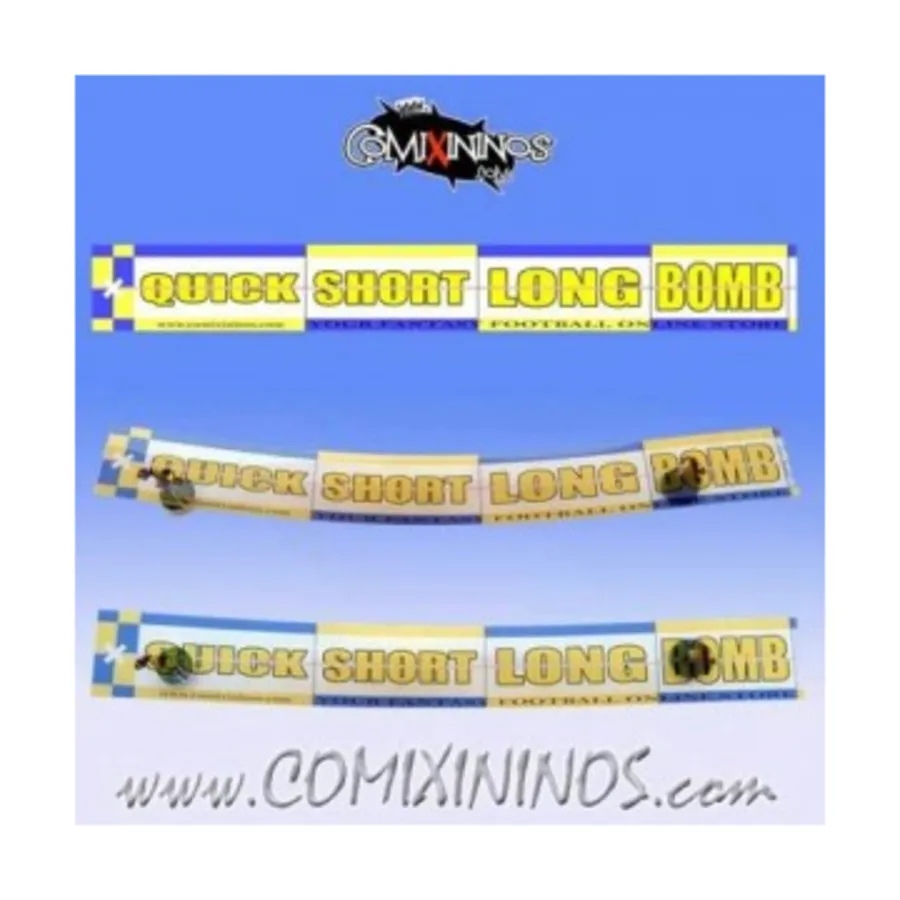 Линейка диапазона — желтый/синий, Fantasy Football Miniatures - Range Rulers and Templates (34mm)
Линейка диапазона — желтый/синий, Fantasy Football Miniatures - Range Rulers and Templates (34mm)