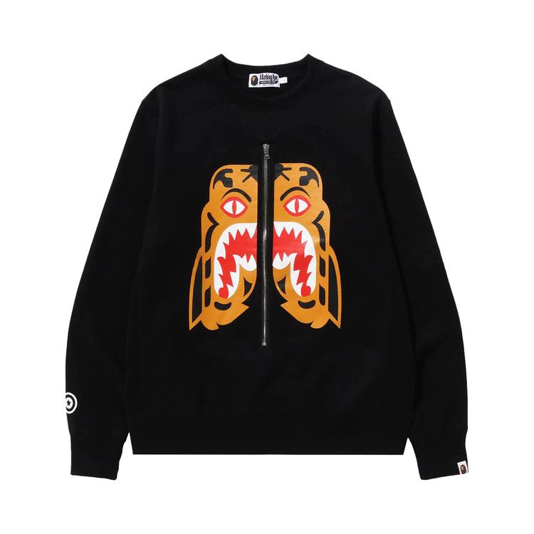 Свитер BAPE Tiger Crewneck, Black 
Свитер BAPE Tiger Crewneck, Black