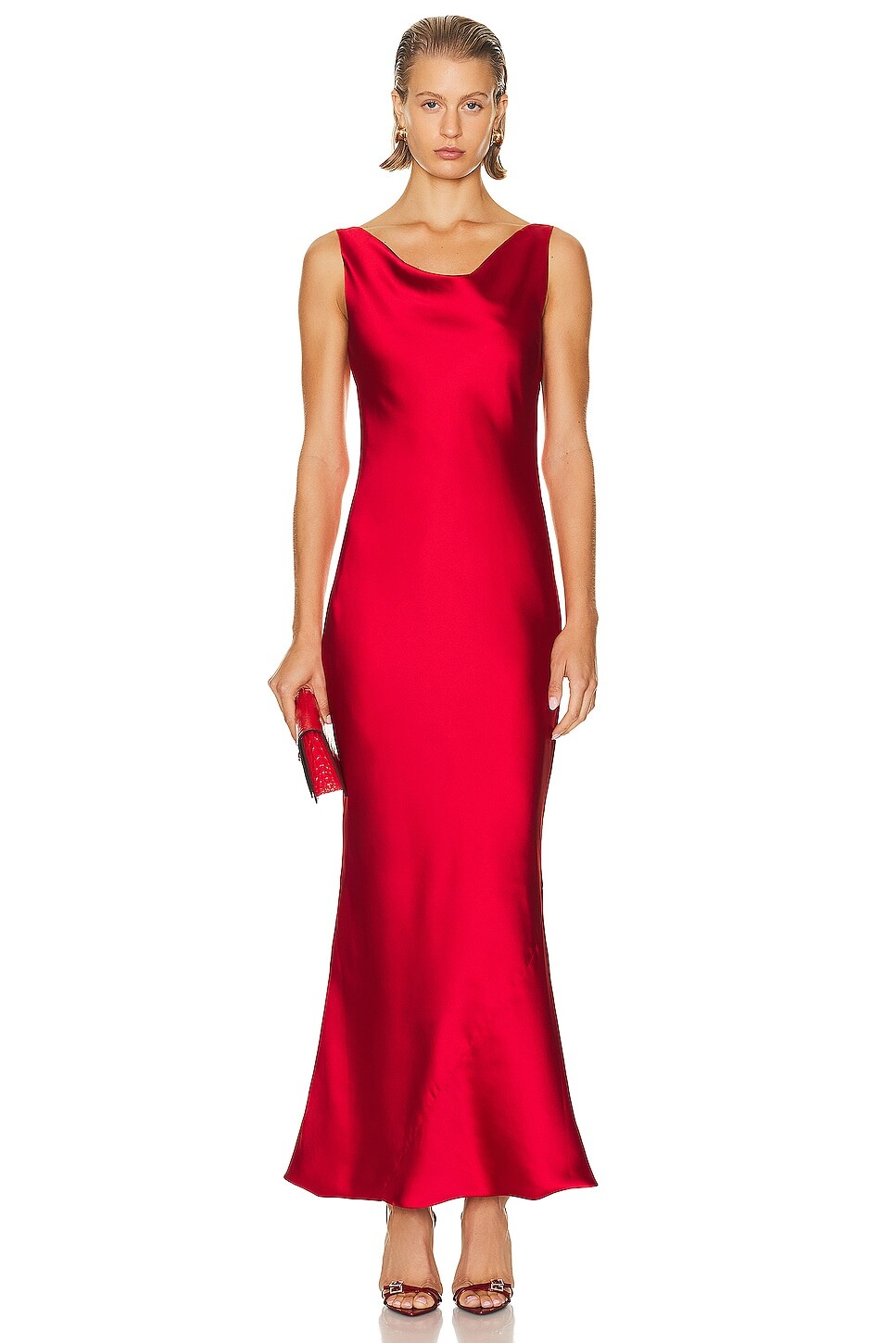 Платье Maria Gown Norma Kamali, цвет Tiger Red
Платье Maria Gown Norma Kamali, цвет Tiger Red