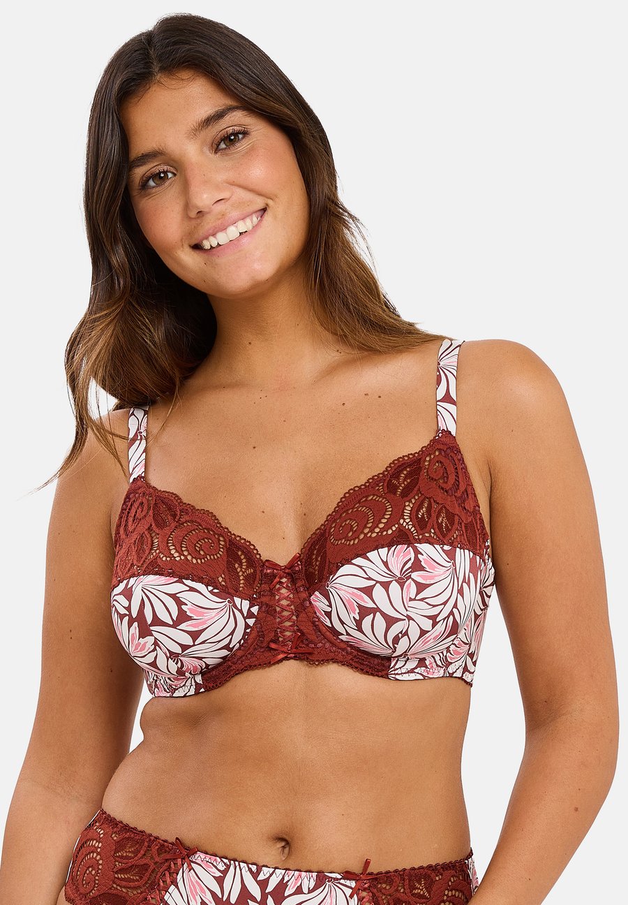 Бюстгальтер Sans Complexe Underwired bra, Floral Rouge Cabernet/Brown
Бюстгальтер Sans Complexe Underwired bra, Floral Rouge Cabernet/Brown