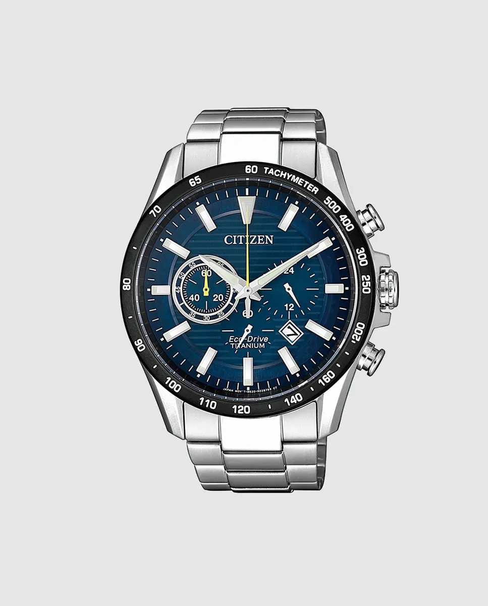Мужские часы Citizen Crono с черным безелем Eco-Drive Super Titanium, серебряный
Мужские часы Citizen Crono с черным безелем Eco-Drive Super Titanium, серебряный