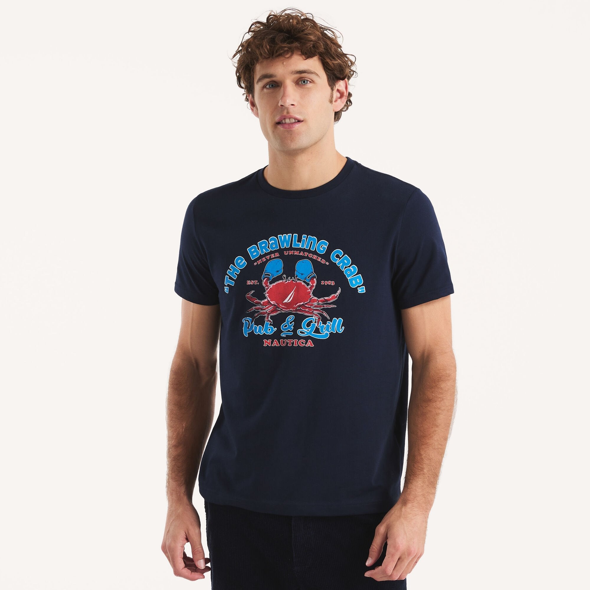 Футболка Nautica Mens Fighting Crab с рисунком, цвет navy seas
Футболка Nautica Mens Fighting Crab с рисунком, цвет navy seas