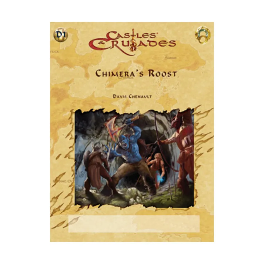 Модуль Chimera's Roost, Castles & Crusades - Modules & Adventures (Troll Lord Games)
Модуль Chimera's Roost, Castles & Crusades - Modules & Adventures (Troll Lord Games)