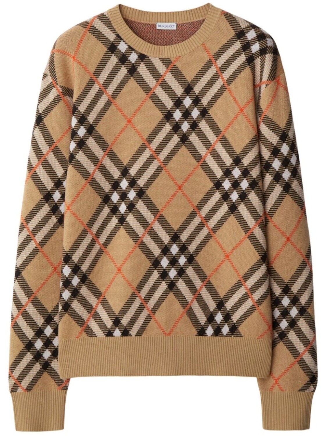 Burberry джемпер вязки интарсия в клетку Vintage Check, нейтральный цвет
Burberry джемпер вязки интарсия в клетку Vintage Check, нейтральный цвет