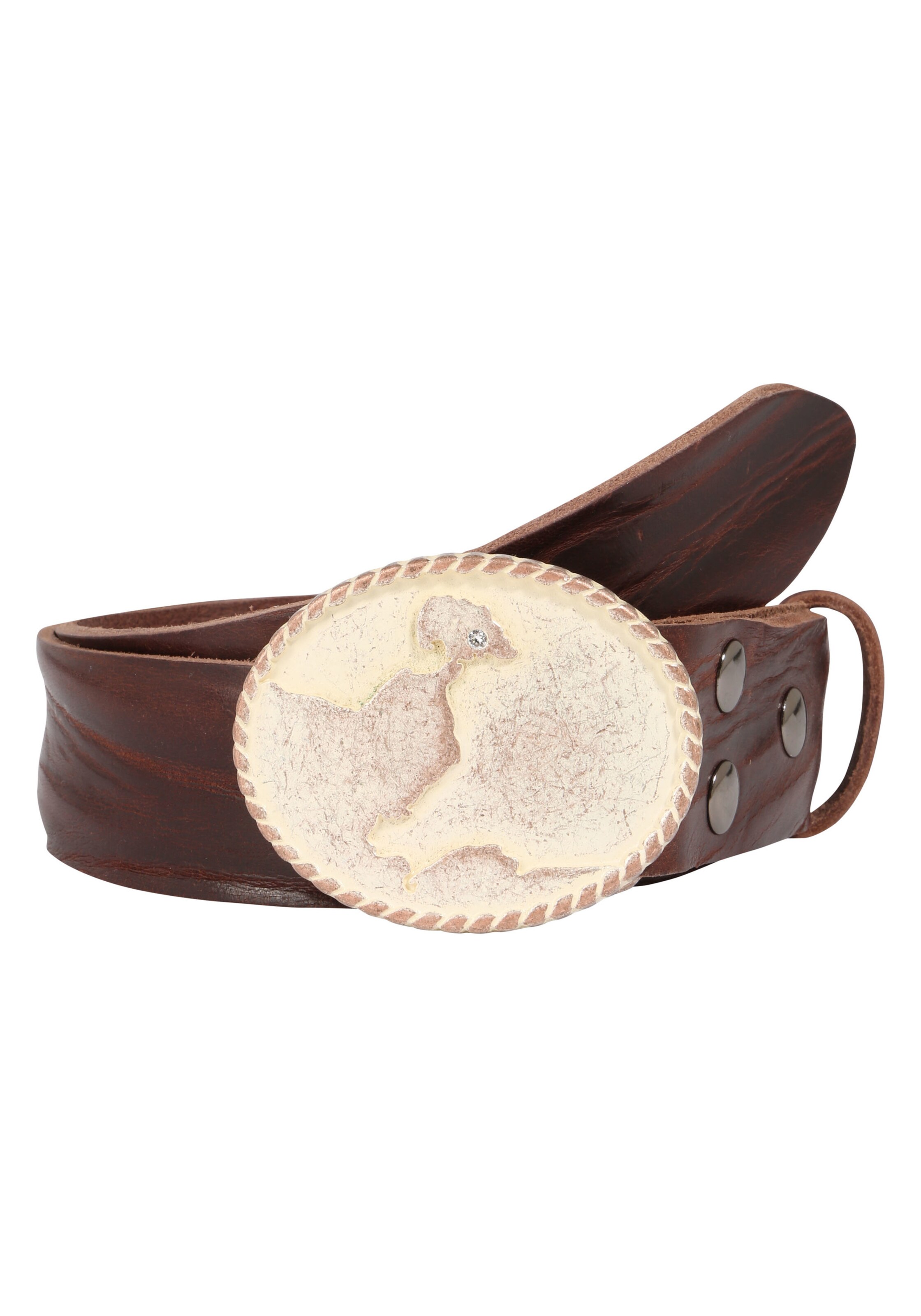 RETTUNGSRING by showroom 019° Ремень 'Masterlux' в коричневом цвете
RETTUNGSRING by showroom 019° Ремень 'Masterlux' в коричневом цвете