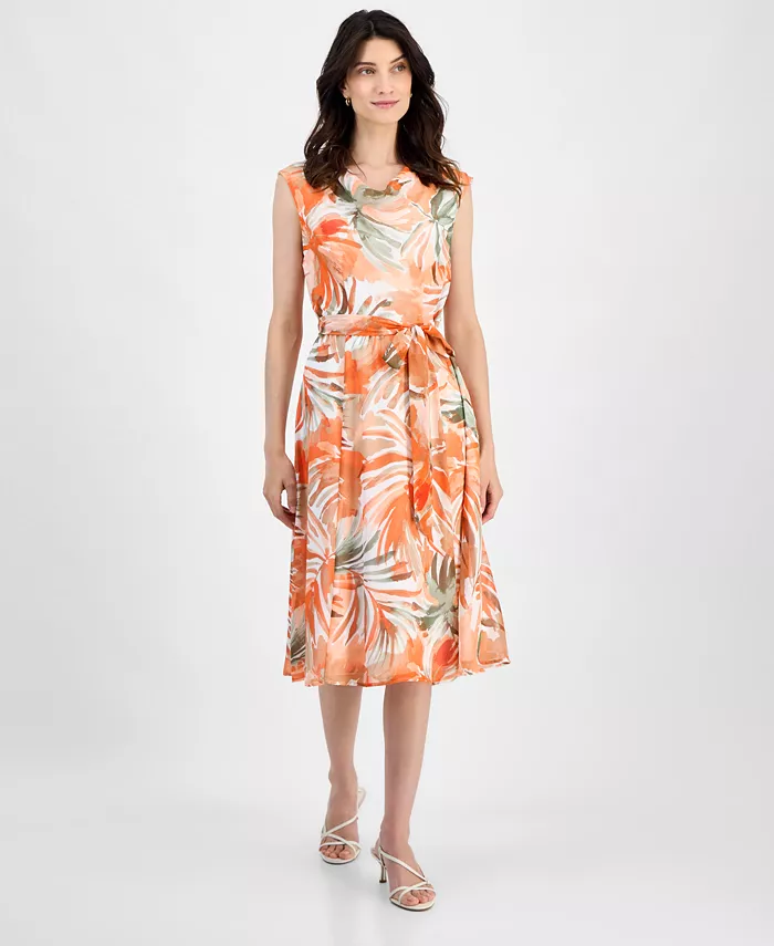 Женское платье из шифона с принтом и капюшоном-хомутом Kasper, коричневый/бежевый
Женское платье из шифона с принтом и капюшоном-хомутом Kasper, коричневый/бежевый