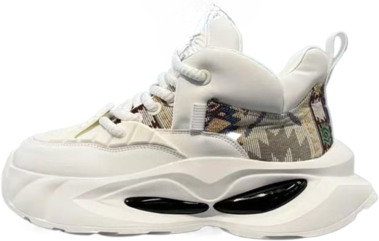 Мужские массивные кроссовки на платформе 2025 - повседневные обувь с противоскользящей резиновой подошвой и плотной амортизацией для городской уличной моды, легкие ретро-кроссовки в белом, черном и бежевом цветах Azttoztto
Мужские массивные кроссовки на платформе 2025 - повседневные обувь с противоскользящей резиновой подошвой и плотной амортизацией для городской уличной моды, легкие ретро-кроссовки в белом, черном и бежевом цветах Azttoztto