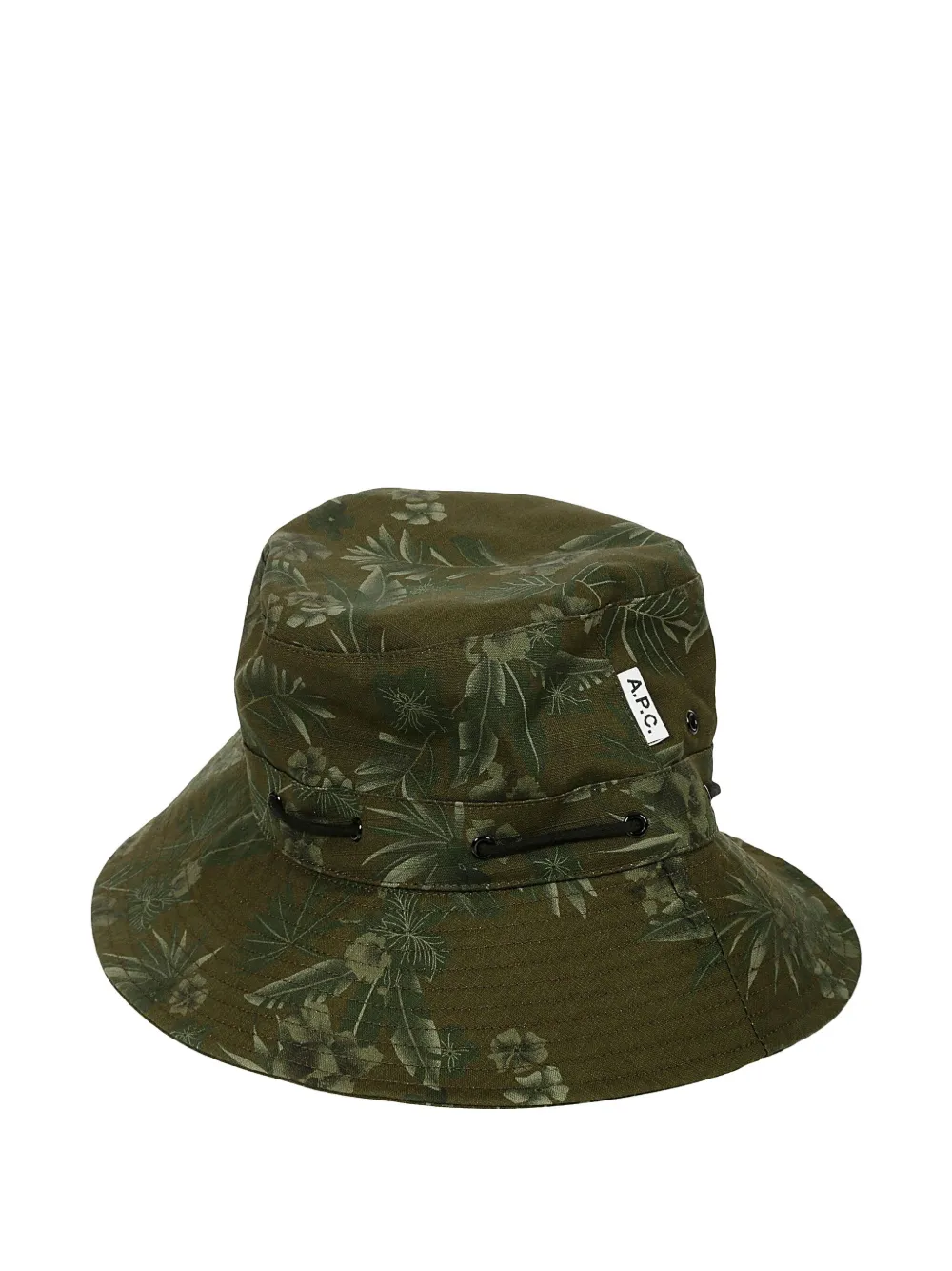 Панама-ведро с цветочным принтом и шнурком A.P.C., зеленый
Панама-ведро с цветочным принтом и шнурком A.P.C., зеленый