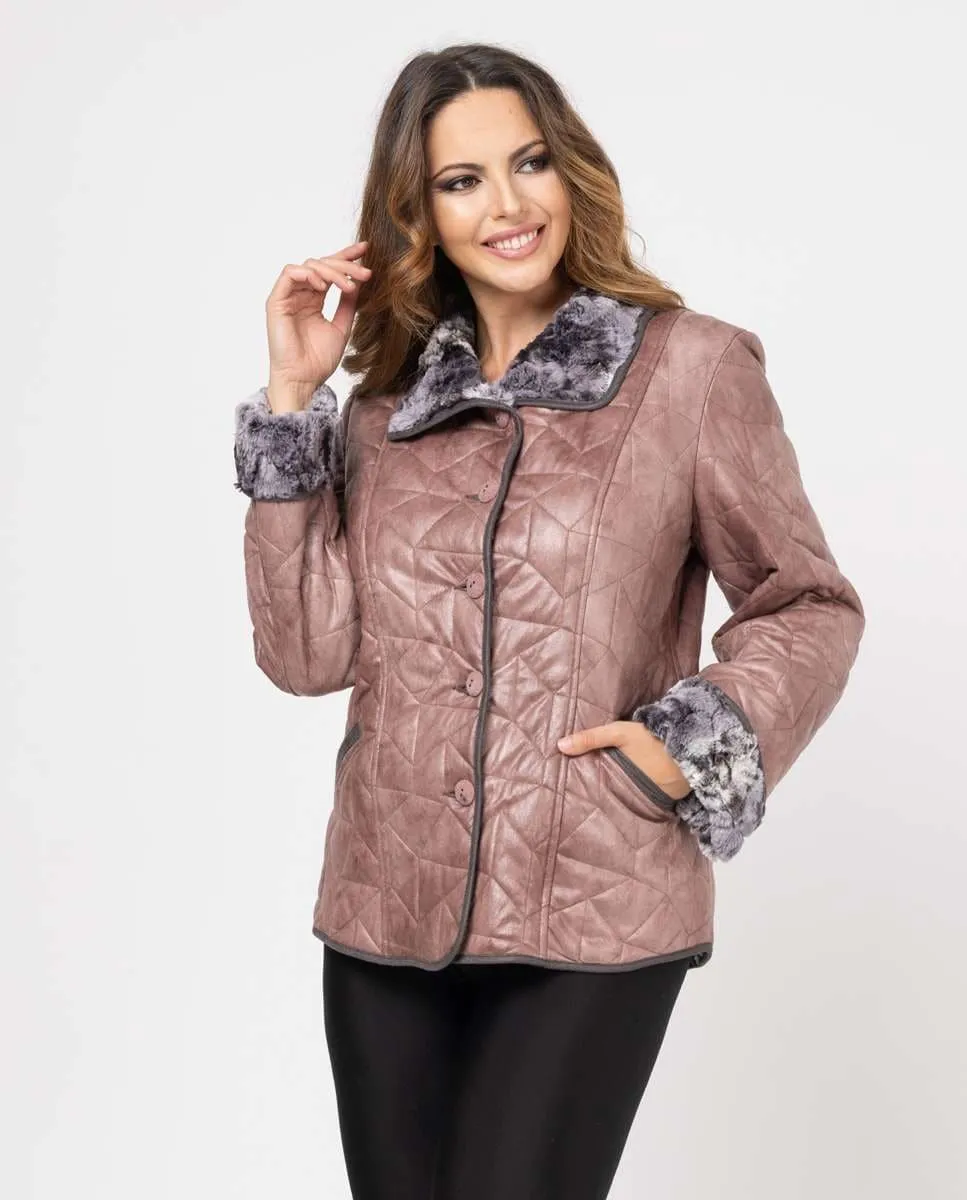 Женская стеганая куртка с отделкой Fsh, песочный
Женская стеганая куртка с отделкой Fsh, песочный