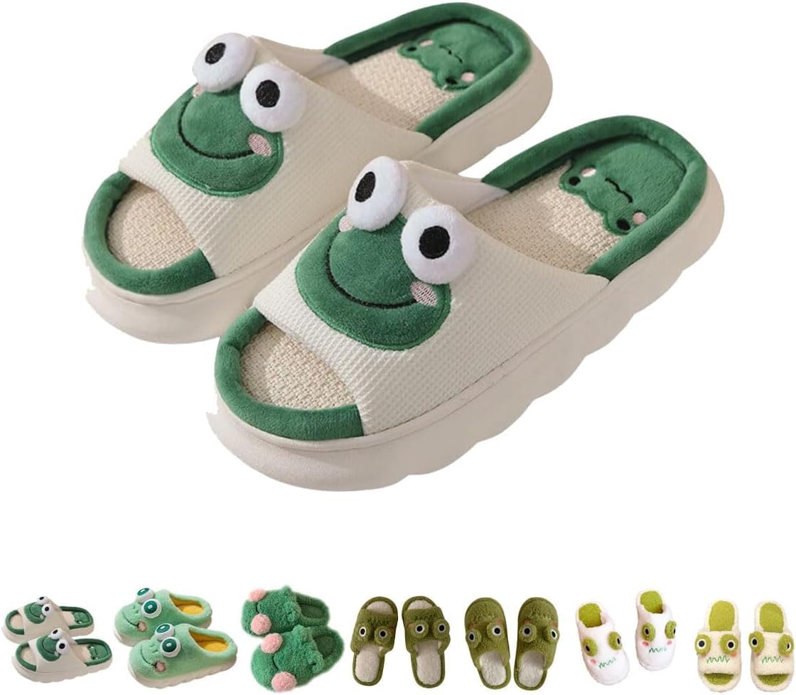 Тапочки StoneLiquid в виде лягушки, пушистые мультяшные тапочки-лягушки, милые тапочки в виде животных, домашние тапочки-лягушки для женщин и мужчин
Тапочки StoneLiquid в виде лягушки, пушистые мультяшные тапочки-лягушки, милые тапочки в виде животных, домашние тапочки-лягушки для женщин и мужчин