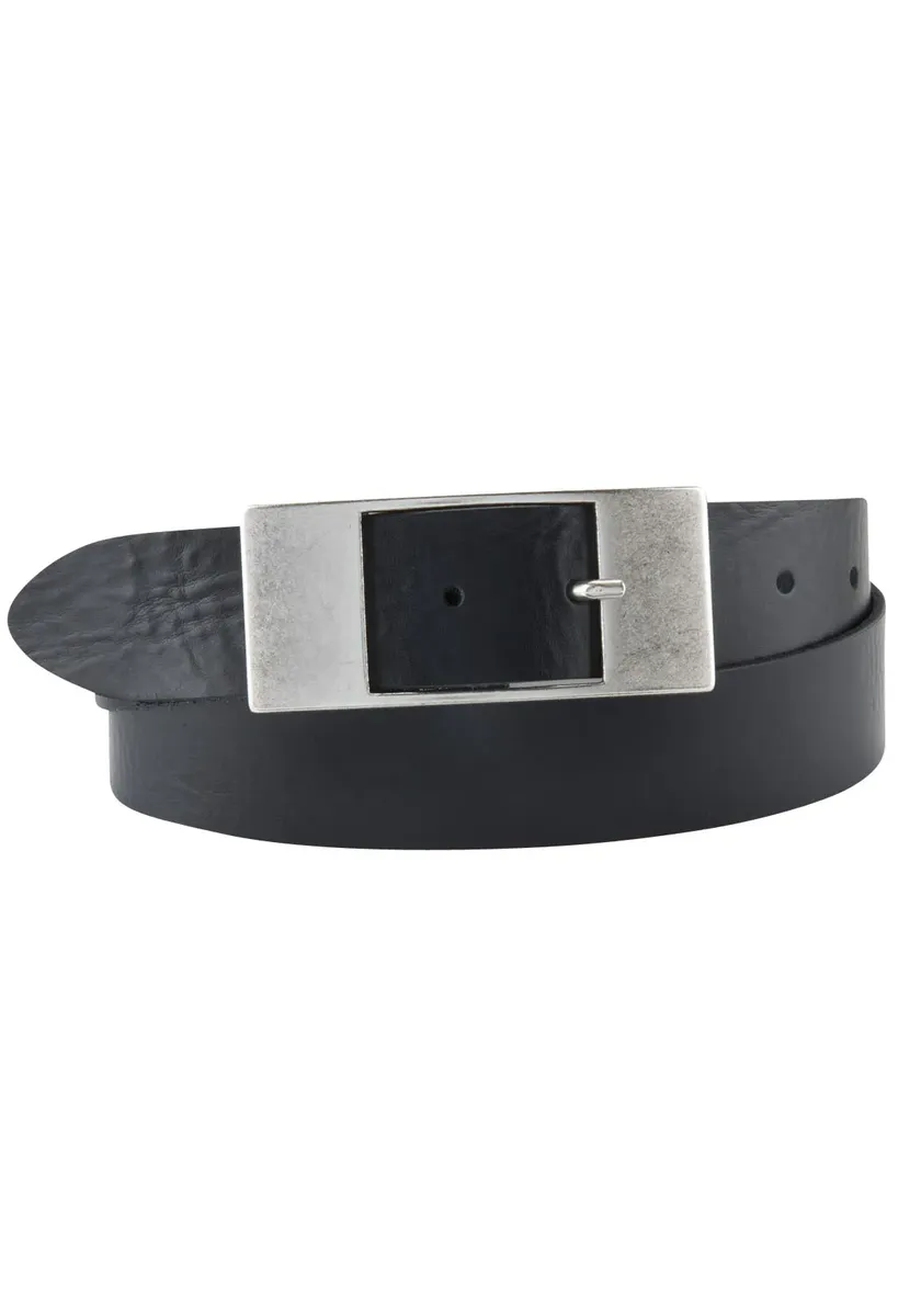 Кожаный ремень BERND GÖTZ с широкой плоской застежкой матового серебристого цвета, черный
Кожаный ремень BERND GÖTZ с широкой плоской застежкой матового серебристого цвета, черный