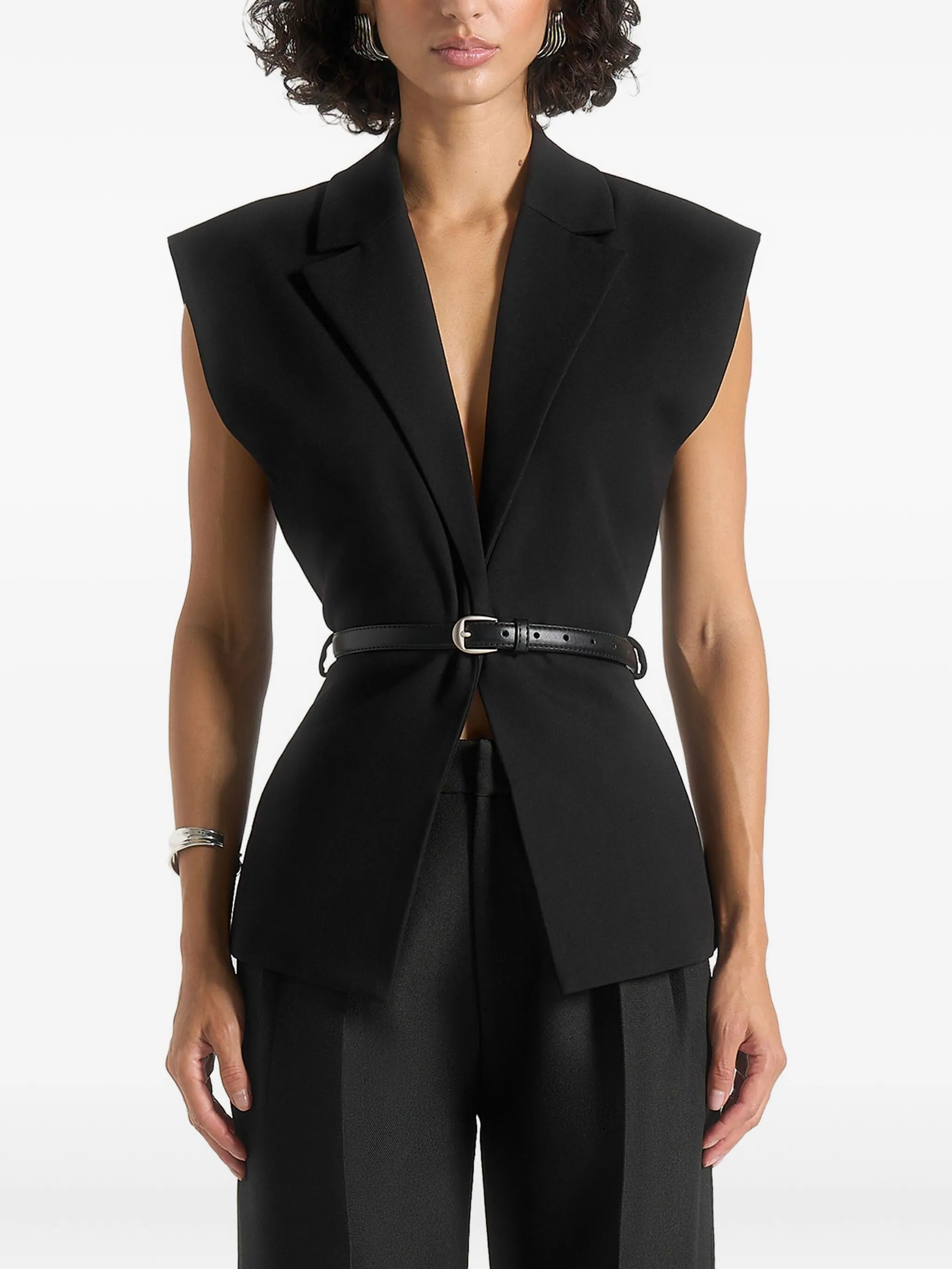 Жилет Linda с поясом Manière De Voir, черный
Жилет Linda с поясом Manière De Voir, черный