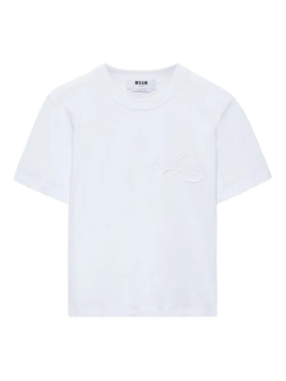 Футболка с вышитым логотипом Msgm, белый
Футболка с вышитым логотипом Msgm, белый