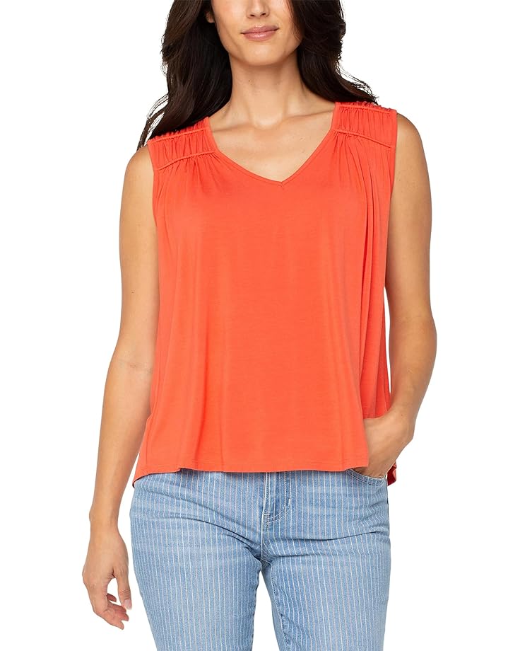 Топ Liverpool Los Angeles Sleeveless Shirred Detail Knit Top, цвет Clementine
Топ Liverpool Los Angeles Sleeveless Shirred Detail Knit Top, цвет Clementine