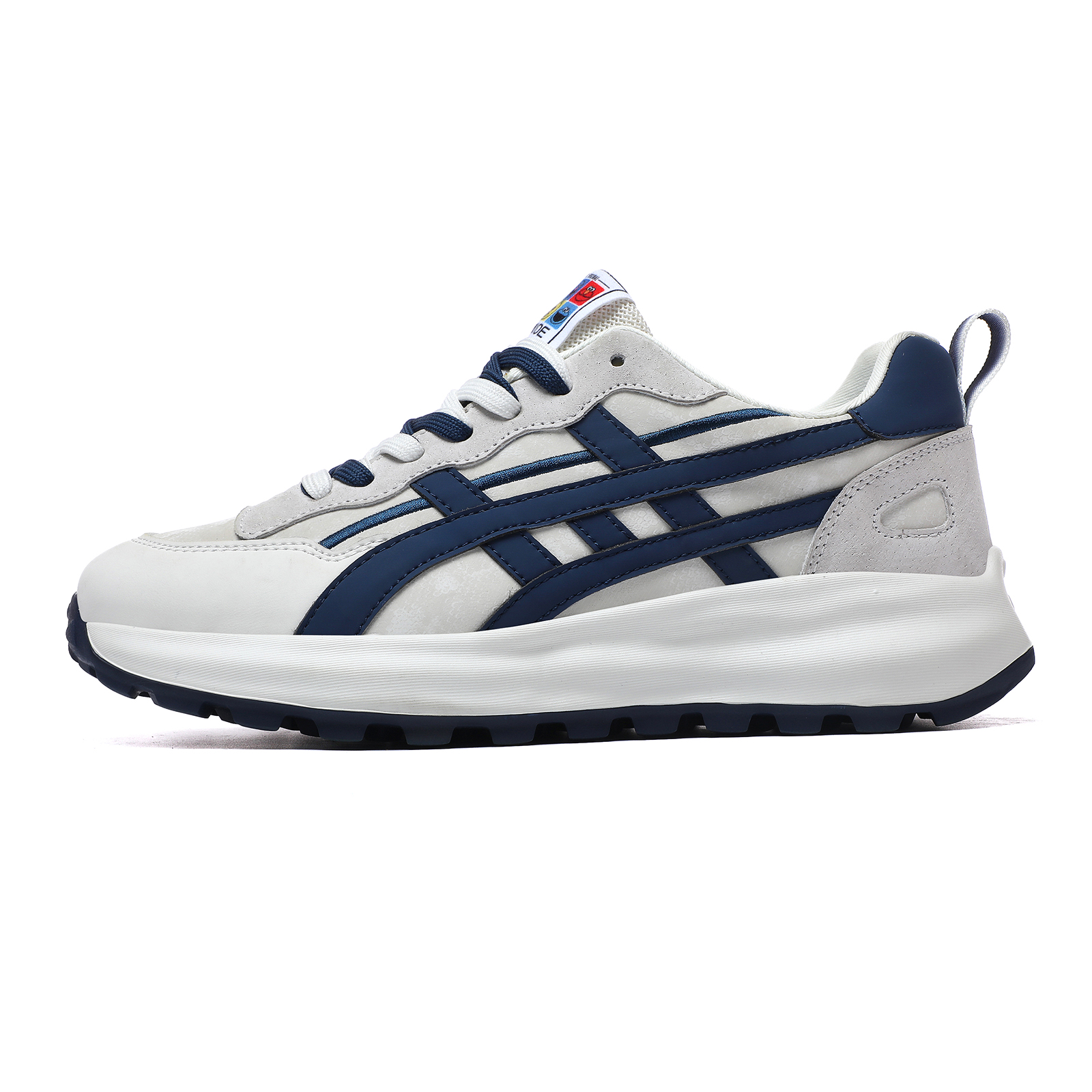 Yamid Мужские повседневные туфли бежево-темно-синего цвета
Yamid Мужские повседневные туфли бежево-темно-синего цвета