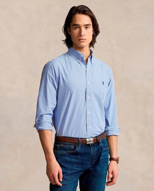 Мужская рубашка из поплина стандартного кроя Polo Ralph Lauren, светло-синий
Мужская рубашка из поплина стандартного кроя Polo Ralph Lauren, светло-синий