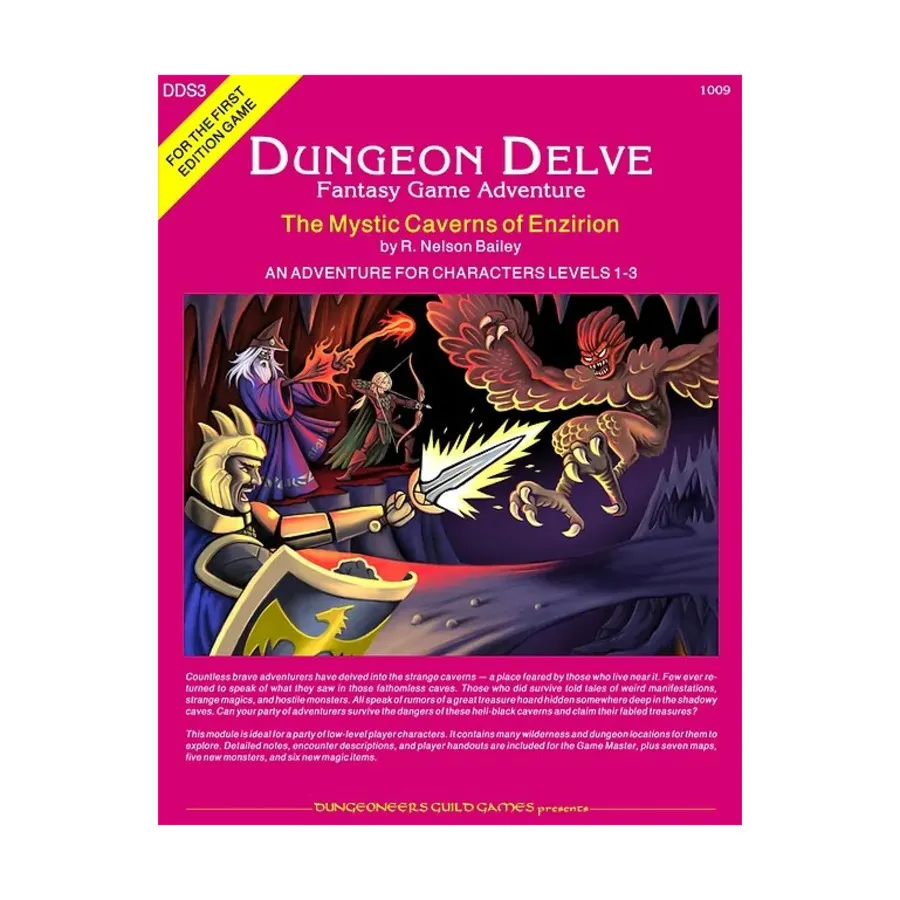 Модуль Special #3 - The Mystic Caverns of Enzirion, Dungeon Delve - Fantasy Game Adventures
Модуль Special #3 - The Mystic Caverns of Enzirion, Dungeon Delve - Fantasy Game Adventures