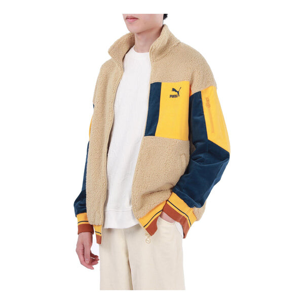 Куртка retro sherpa jacket contrast color stitching sports lamb's wool stay warm logo khaki Puma, хаки
Куртка retro sherpa jacket contrast color stitching sports lamb's wool stay warm logo khaki Puma, хаки