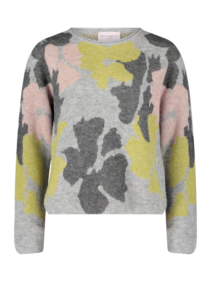 Свитер толстой вязки с жаккардовым узором в серо-зеленой гамме Betty Barclay
Свитер толстой вязки с жаккардовым узором в серо-зеленой гамме Betty Barclay