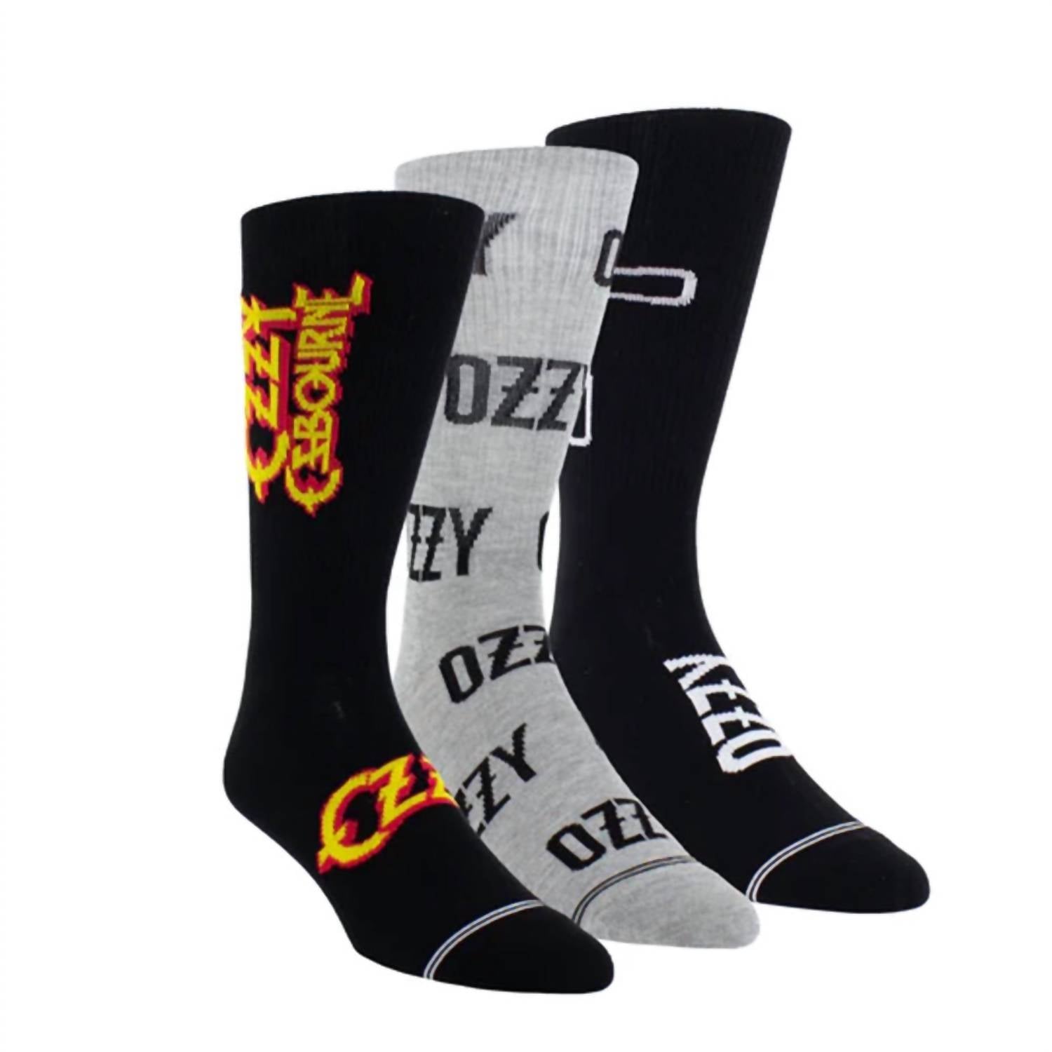 Унисекс - 3 пары носков Ozzy Assorted Crew в черном/сером/черном цвете Perri’s Socks
Унисекс - 3 пары носков Ozzy Assorted Crew в черном/сером/черном цвете Perri’s Socks