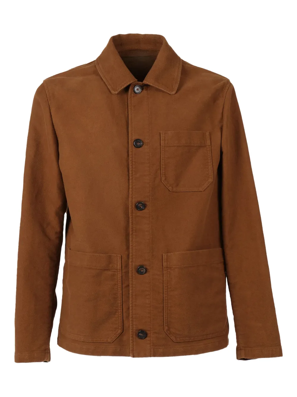 Рубашка с накладными карманами Incotex, коричневый
Рубашка с накладными карманами Incotex, коричневый