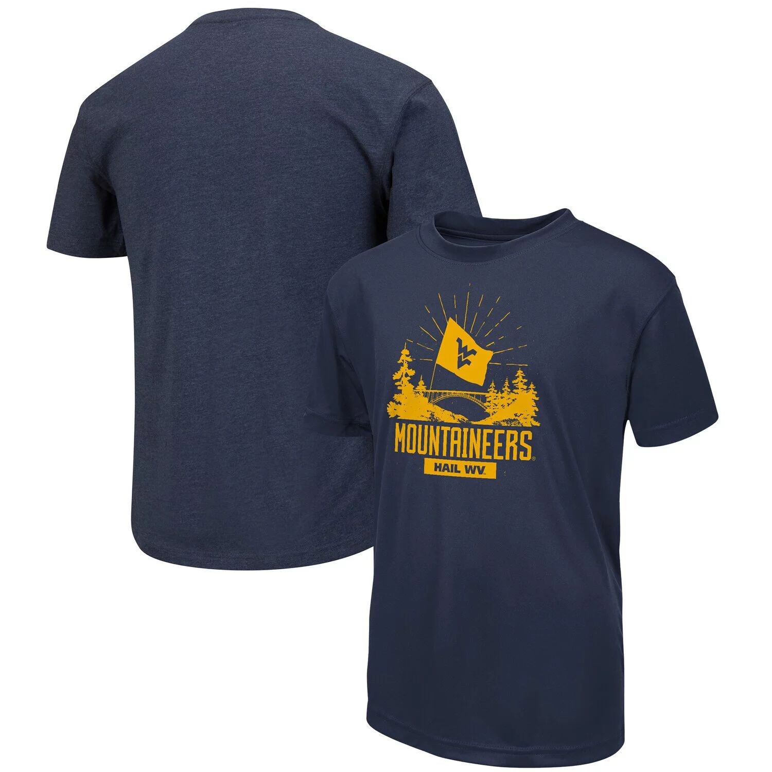 Футболка для болельщиков молодежной команды Colosseum Navy West Virginia Mountaineers Colosseum
Футболка для болельщиков молодежной команды Colosseum Navy West Virginia Mountaineers Colosseum
